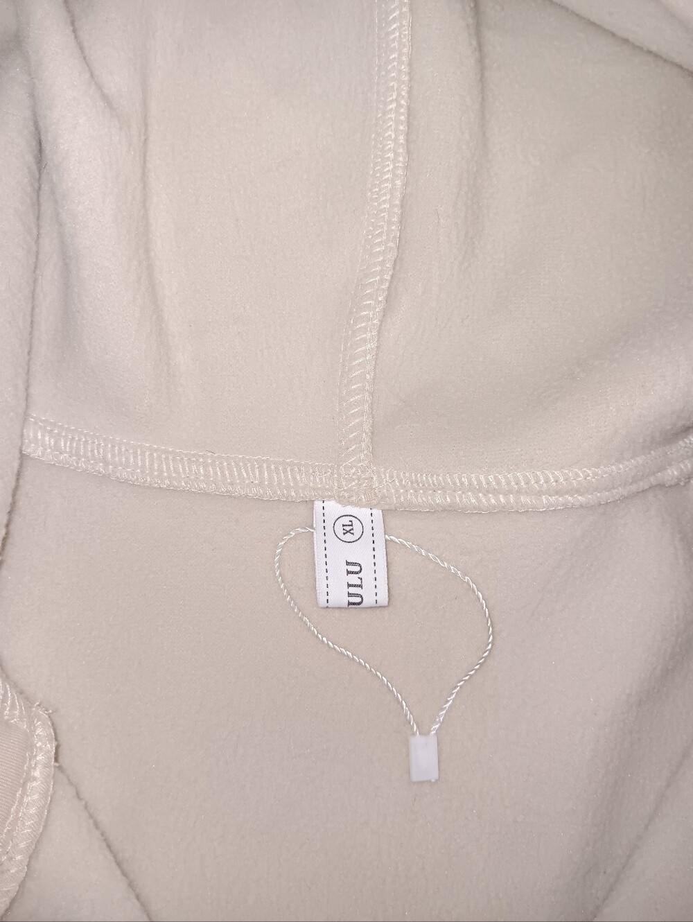 LASLULU QUARTER- ZIP FLEECE INTERIOR THUMB- HOLE HOODED SWEATSHIRT - Picture 3 of 10